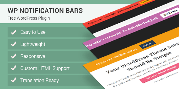 WP Notification Bars